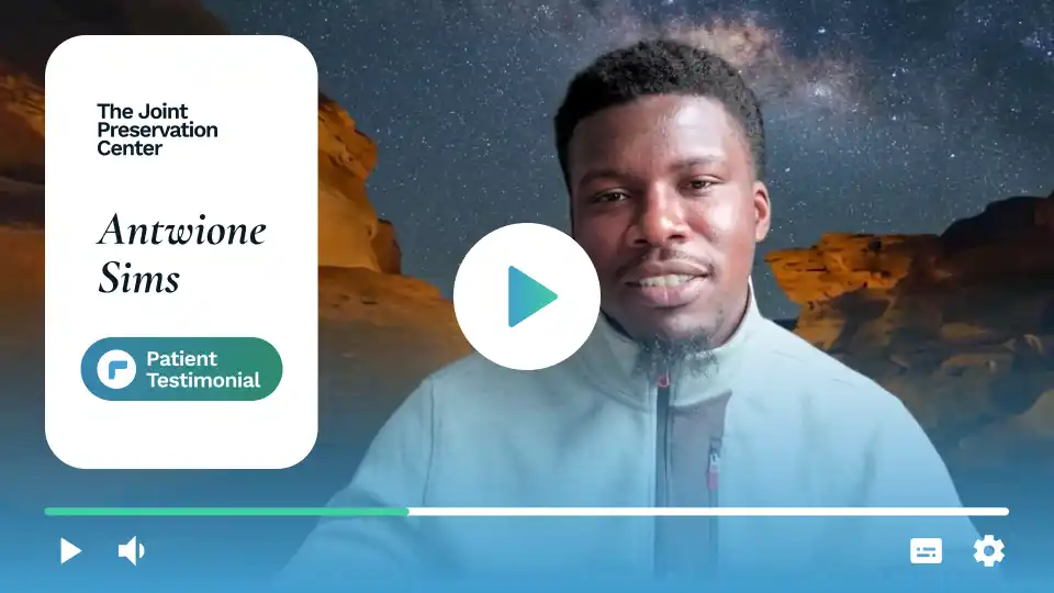 Patient testimonial video