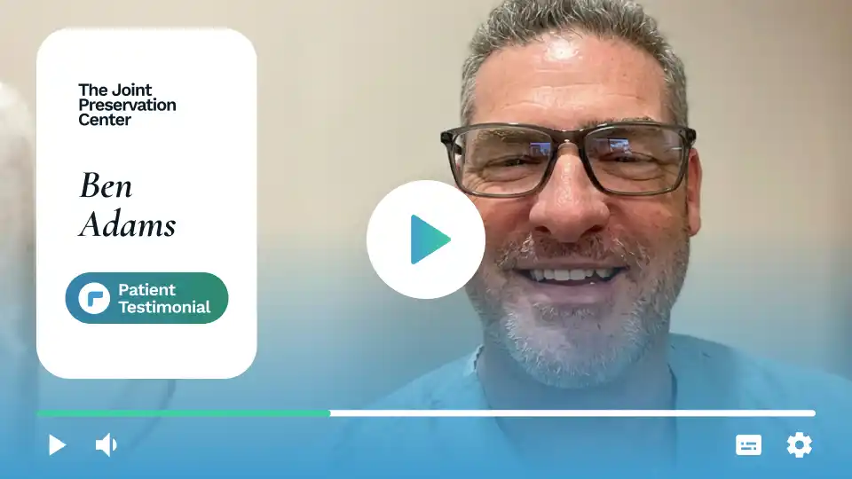 Patient testimonial video