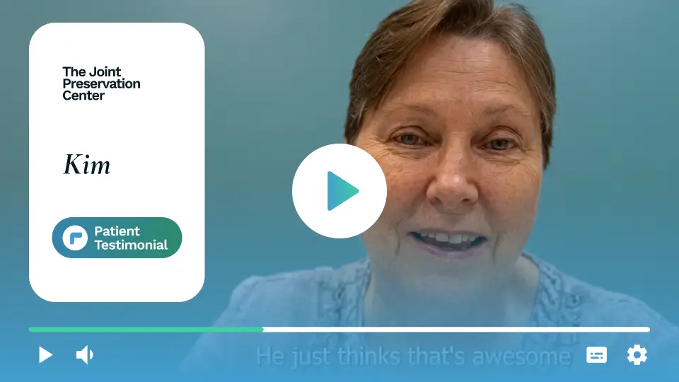 Patient testimonial video