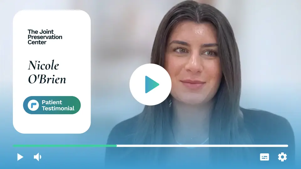 Patient testimonial video