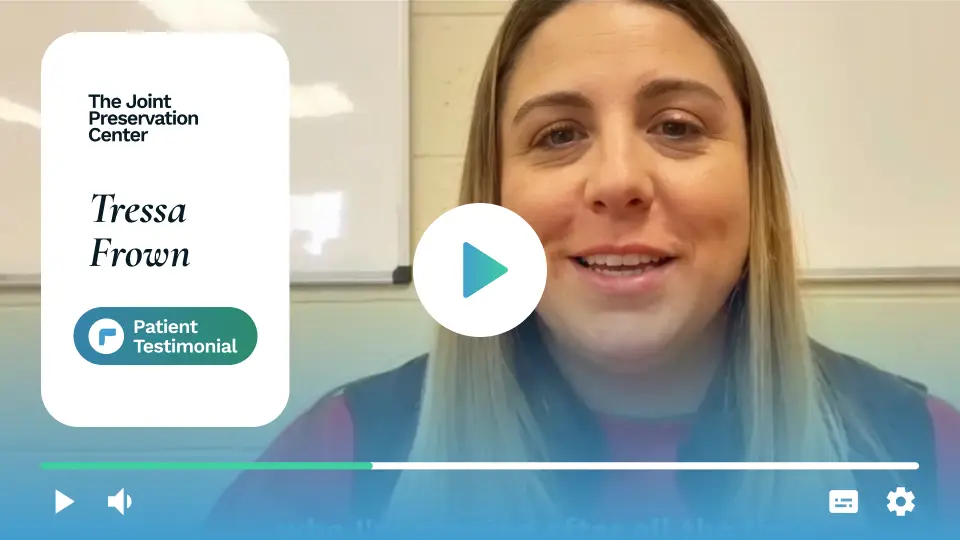 Patient testimonial video