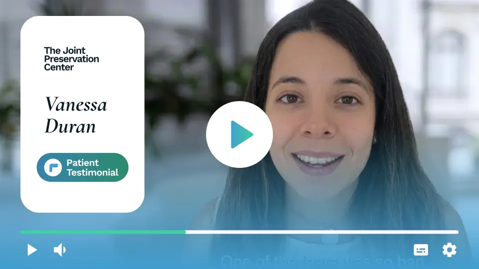 Patient testimonial video